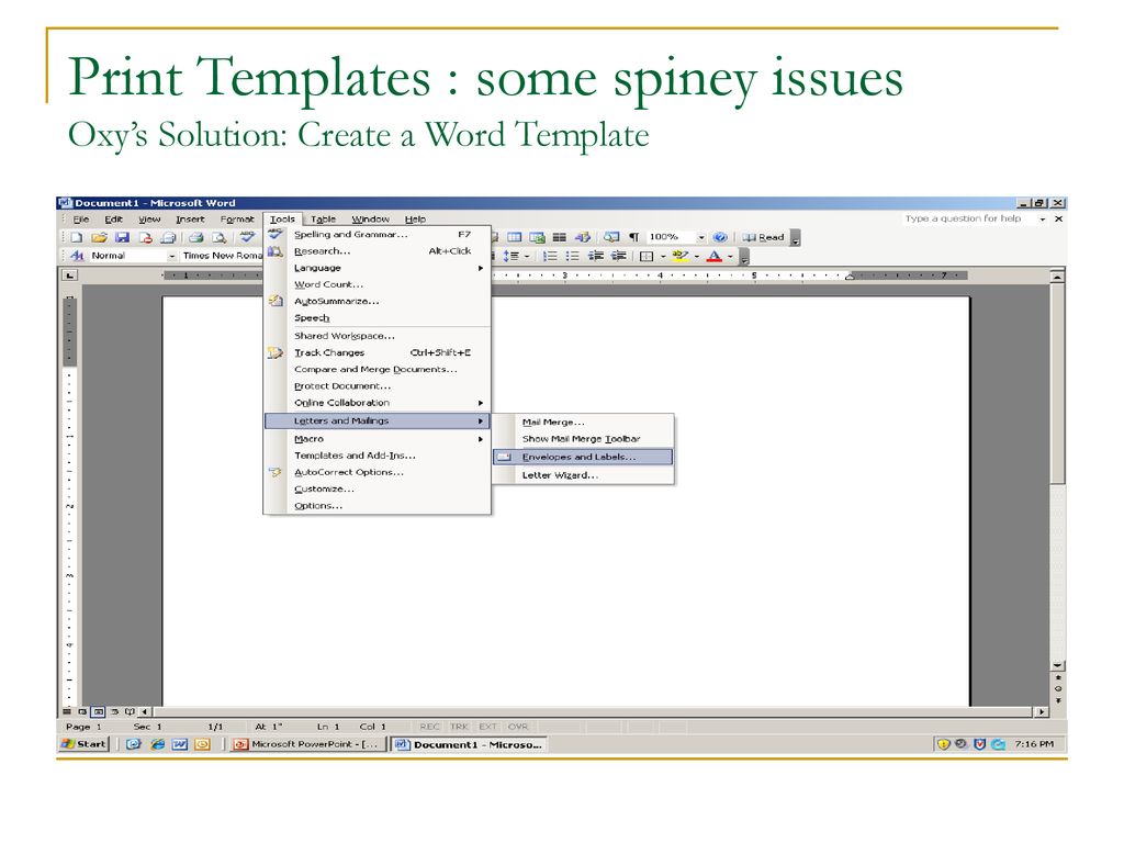 Print Templates Some Spiney Issues Ppt Download