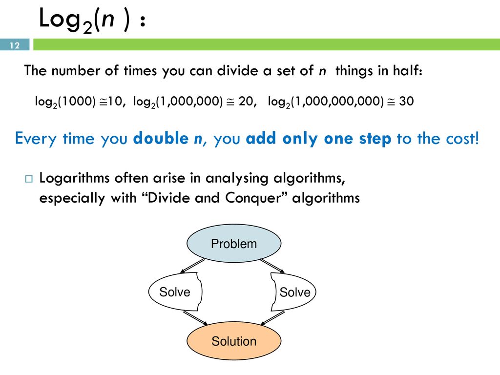 More complexity analysis & Binary Search - ppt download