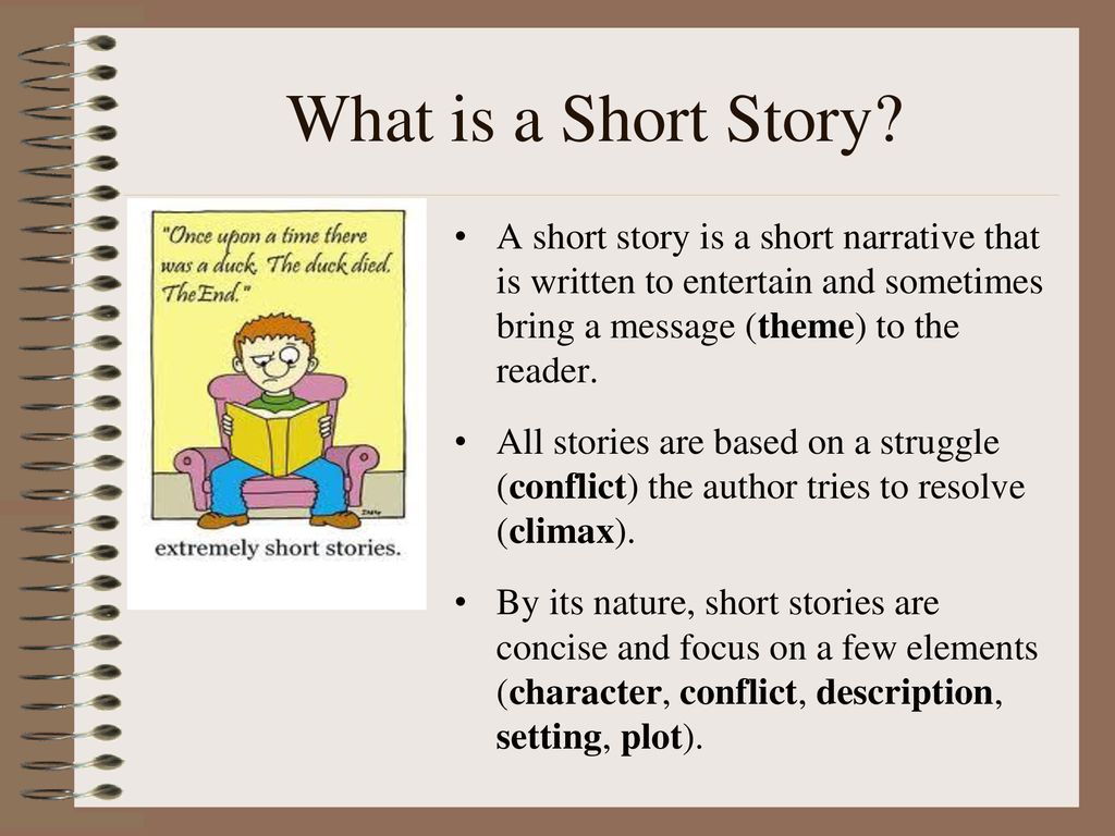 influenza ensom Poesi What is a Short Story? A short story is a short narrative that is written  to entertain and sometimes bring a message (theme) to the reader. All  stories. - ppt download