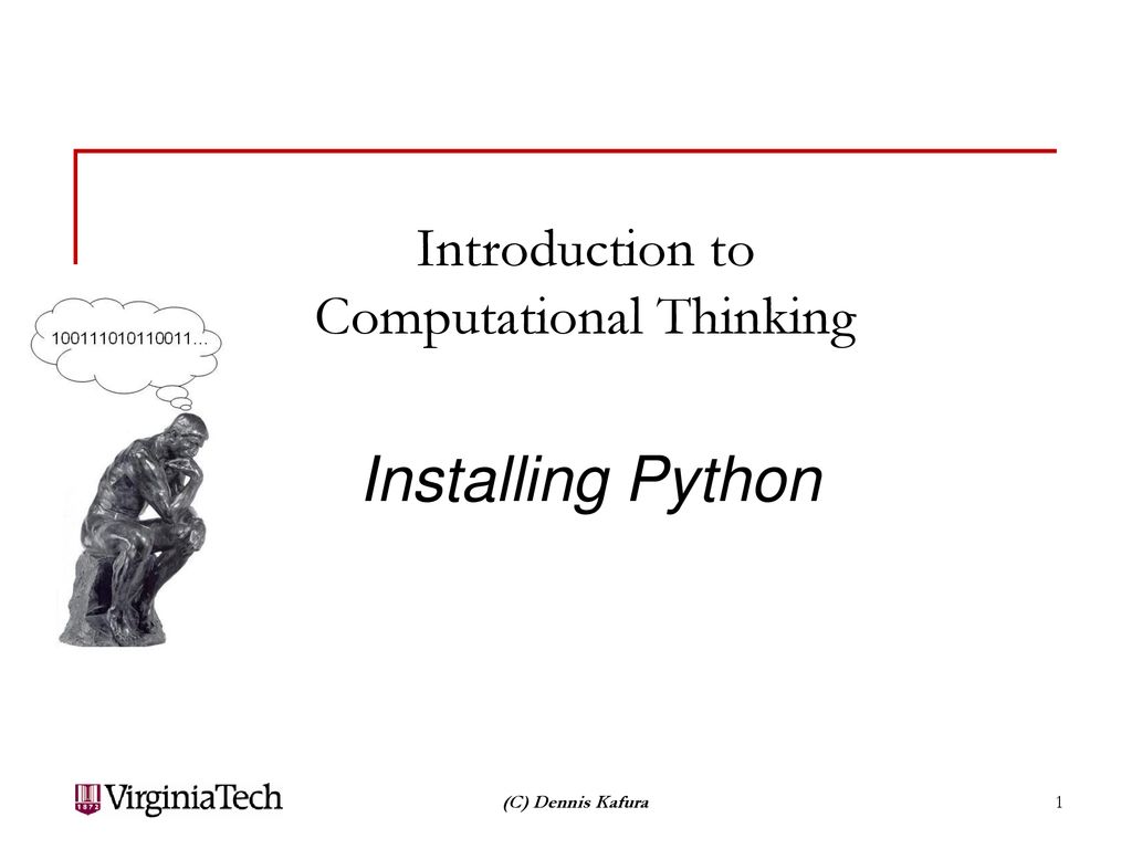 Introduction to Computational Thinking - ppt download