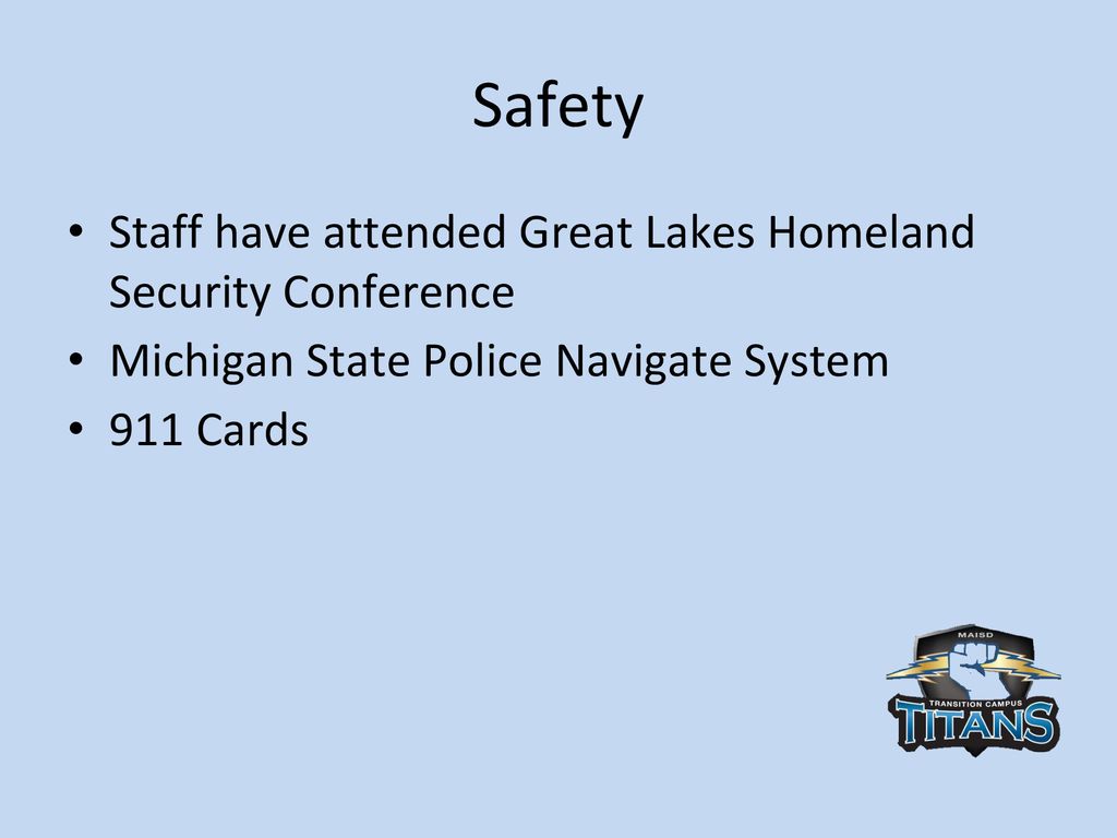 MAISD Transition Campus PBIS and Safety ppt download