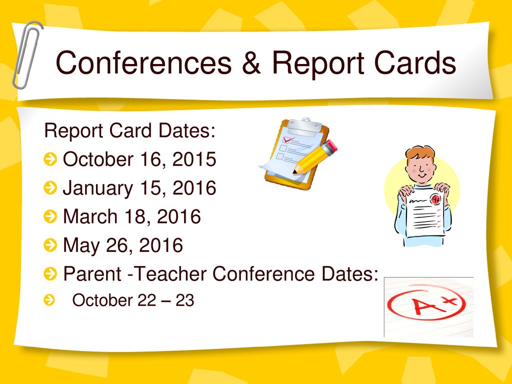 Conferences & Report Cards
