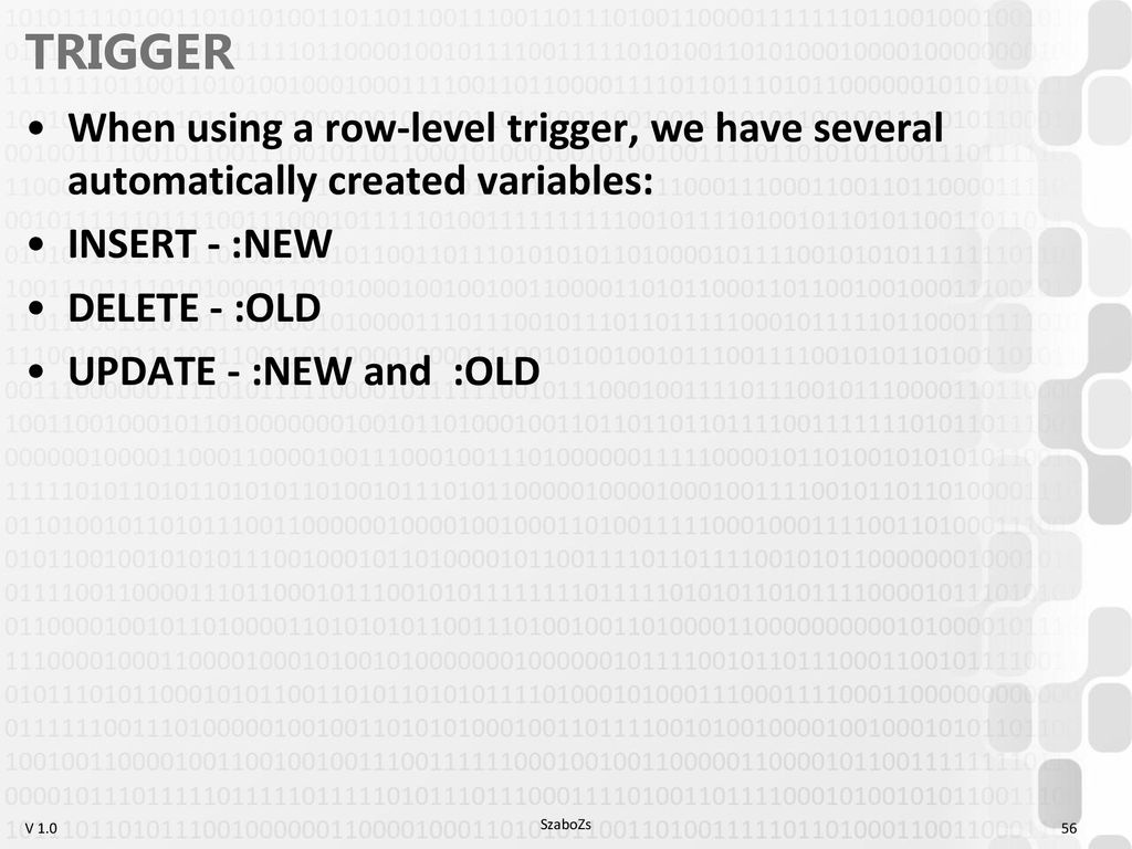 Pl introduction plsql tsql trigger exercise ppt download