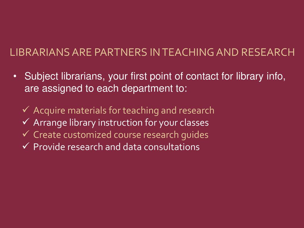 FLORIDA STATE UNIVERSITY LIBRARIES - ppt download