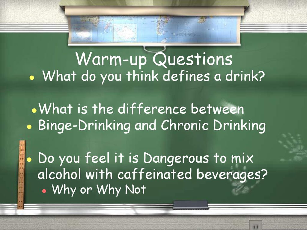 Warm up questions what do you think defines a drink ppt download