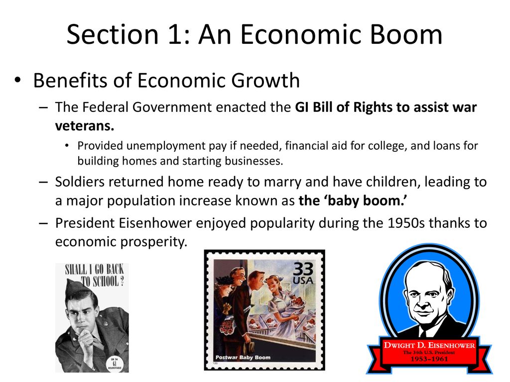 Section 1: An Economic Boom