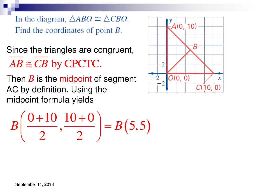 Warm-up Can You Conclude That The Triangles Are Congruent? Explain 