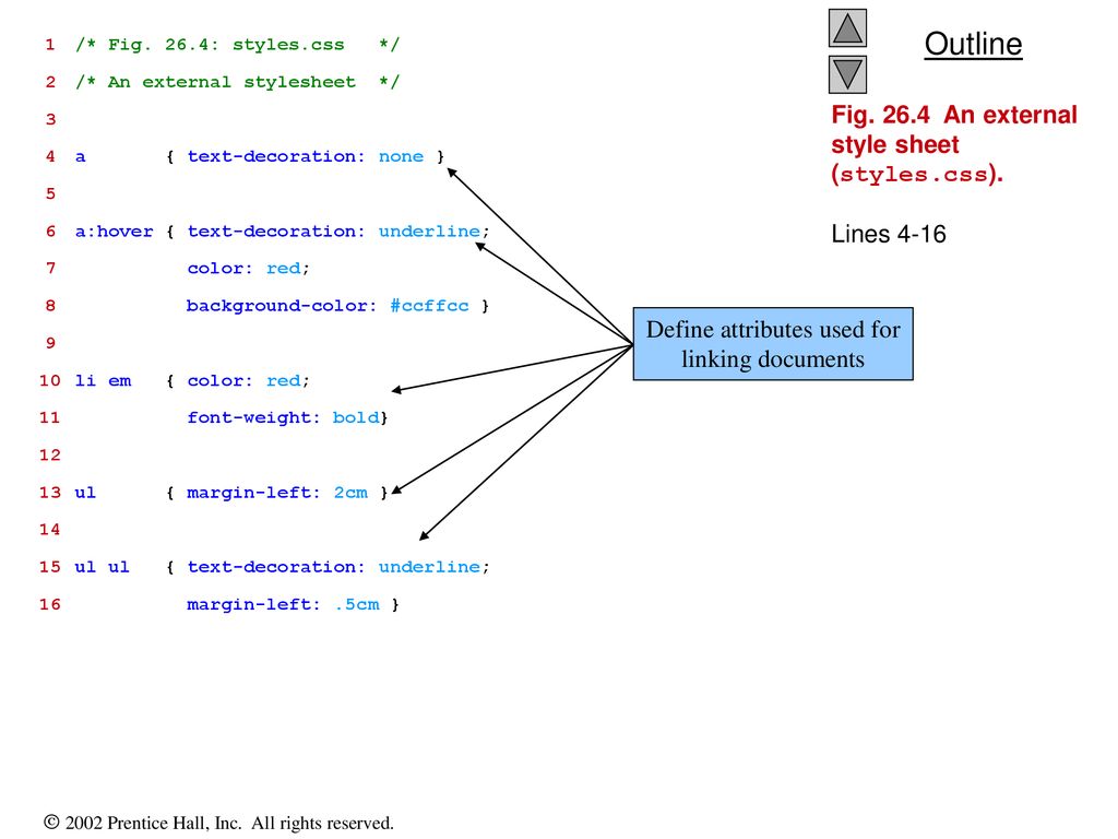 Chapter 26 - Bonus: Cascading Style Sheets (CSS) - ppt download