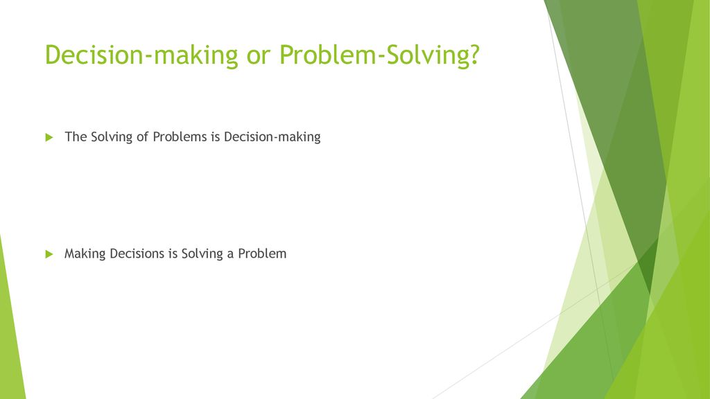 Decision-Making in Larger Context - ppt download