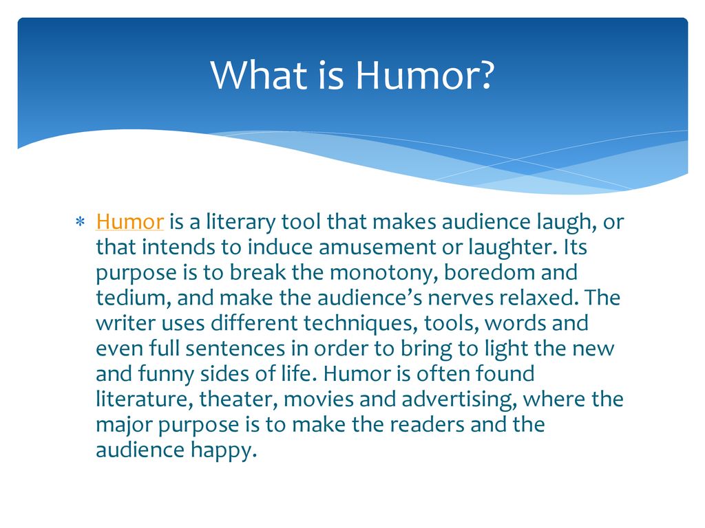 Elements of Humor. - ppt download