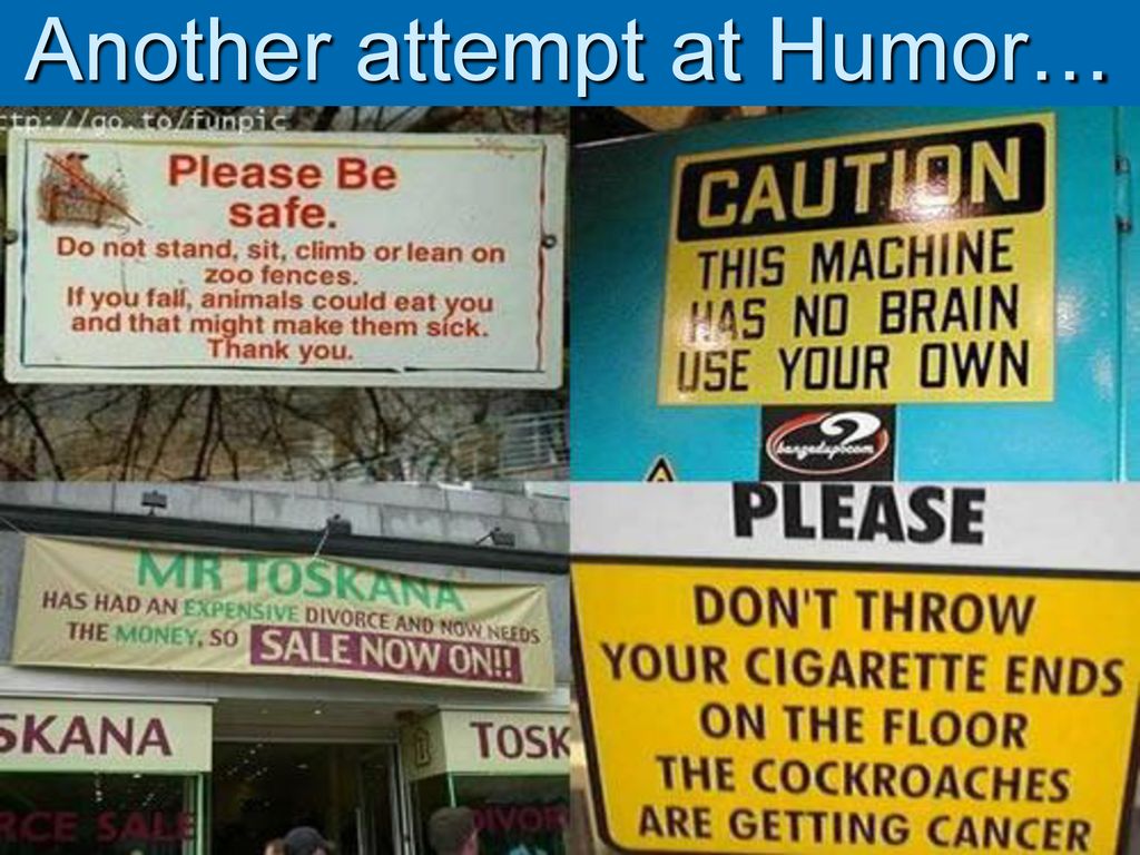 Another attempt at humor ppt download