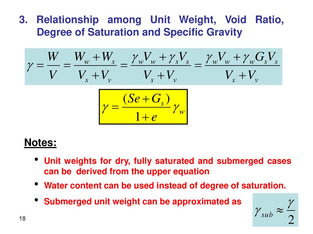 Void Ratio Porosity Saturated Unit Weight And Moistur vrogue co