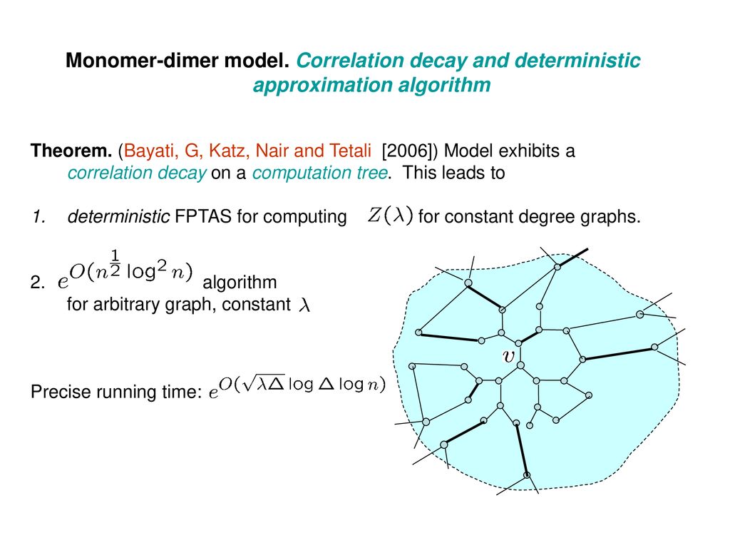 Monomer-dimer model and a new deterministic approximation algorithm for ...