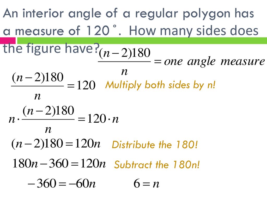 Find Angle Measures In Polygons - Ppt Download