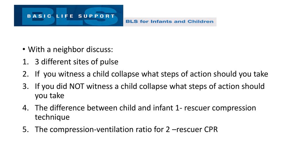 Perform high quality CPR for a child - ppt download
