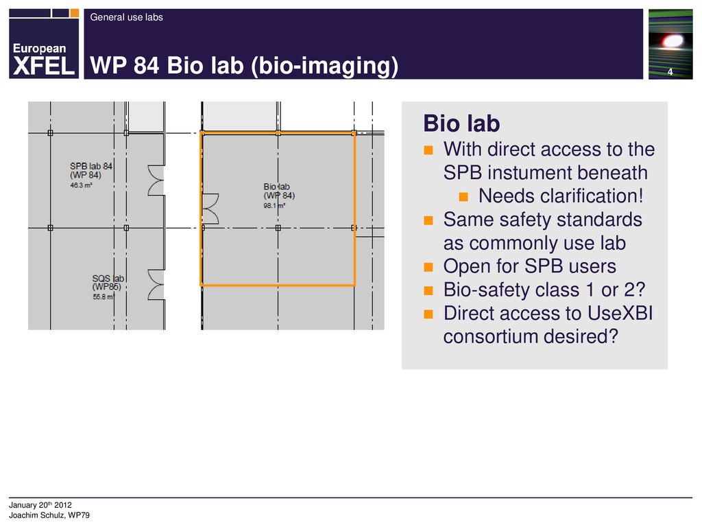 WP 84 Bio lab (bio-imaging)