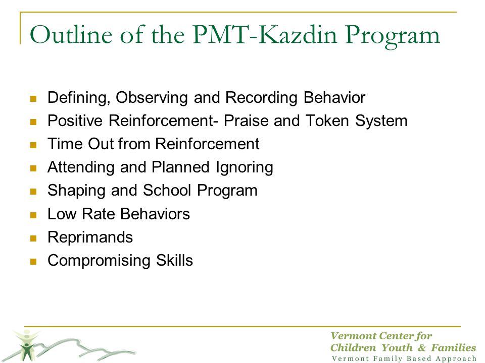 Kazdin Method Chart