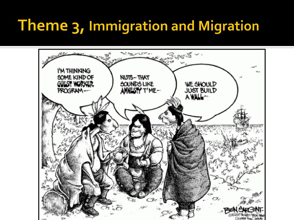 Theme 3, Immigration and Migration