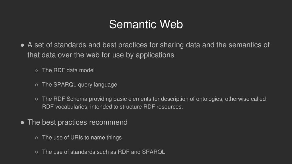 Rdf 3x a risc style engine for rdf ppt download