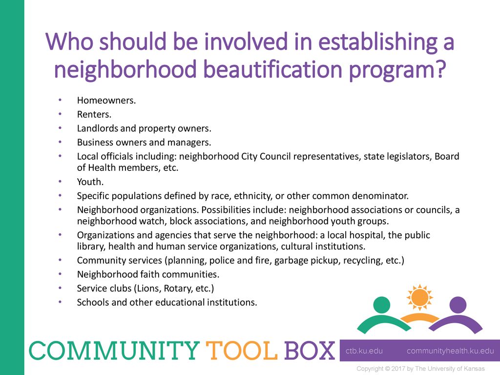 Establishing neighborhood beautification programs ppt download