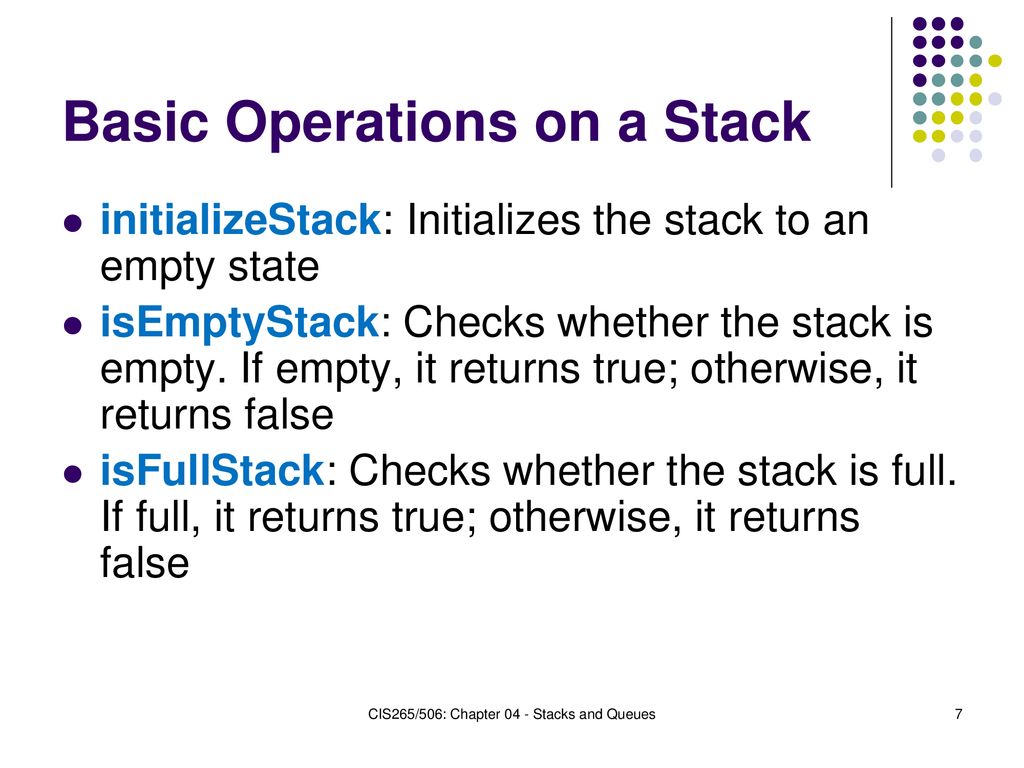 Data Structures Array Based Stacks. - ppt download