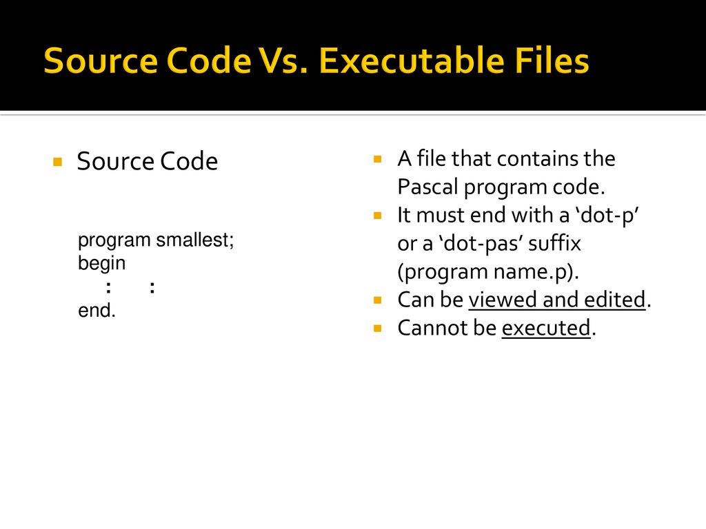 Lecture 2 (b) Introduction to Pascal - ppt download