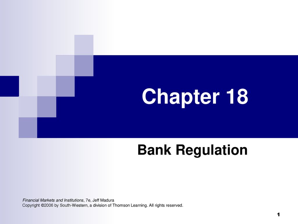 Chapter 18 Bank Regulation - Ppt Download