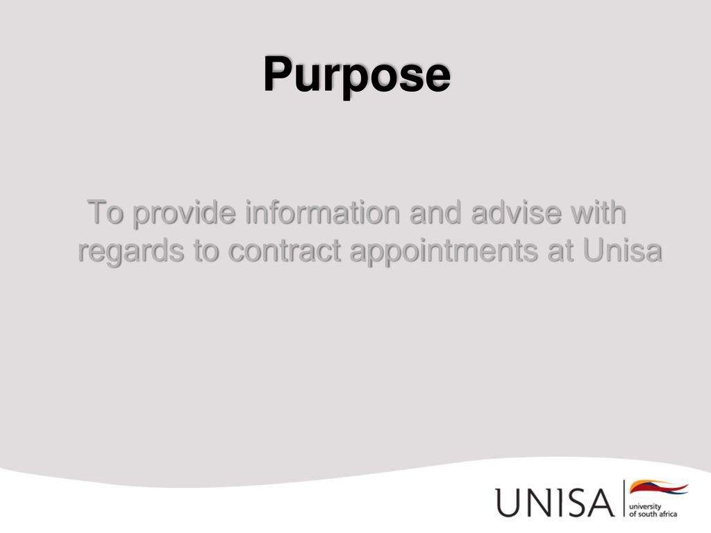 Human Resources Contract Appointments - Ppt Download