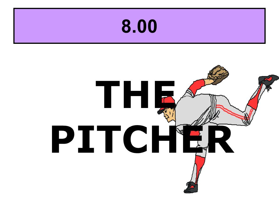 8.00 THE PITCHER Click in Title