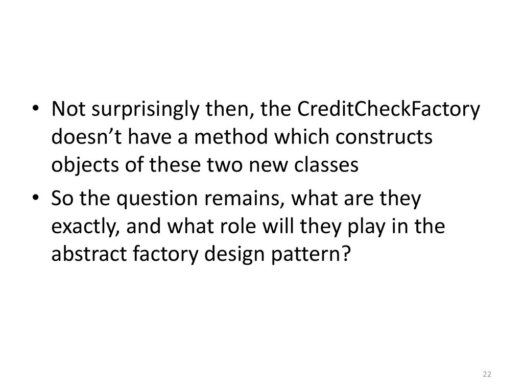 Chapter 17 Abstract Factory Ppt Download