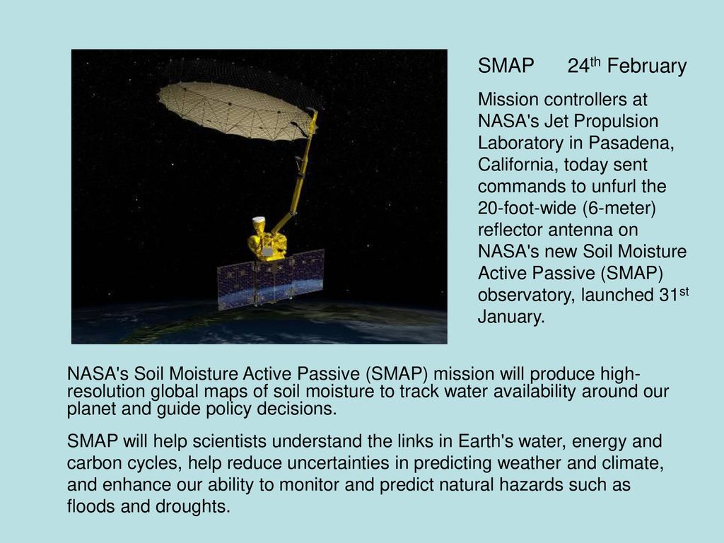 Space News March ppt download