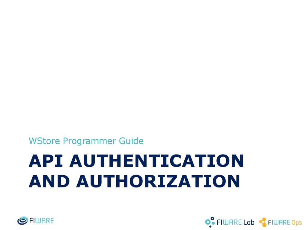 Api authentication and authorization