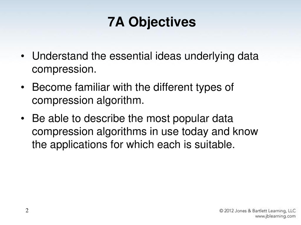 types of compression algorithms
