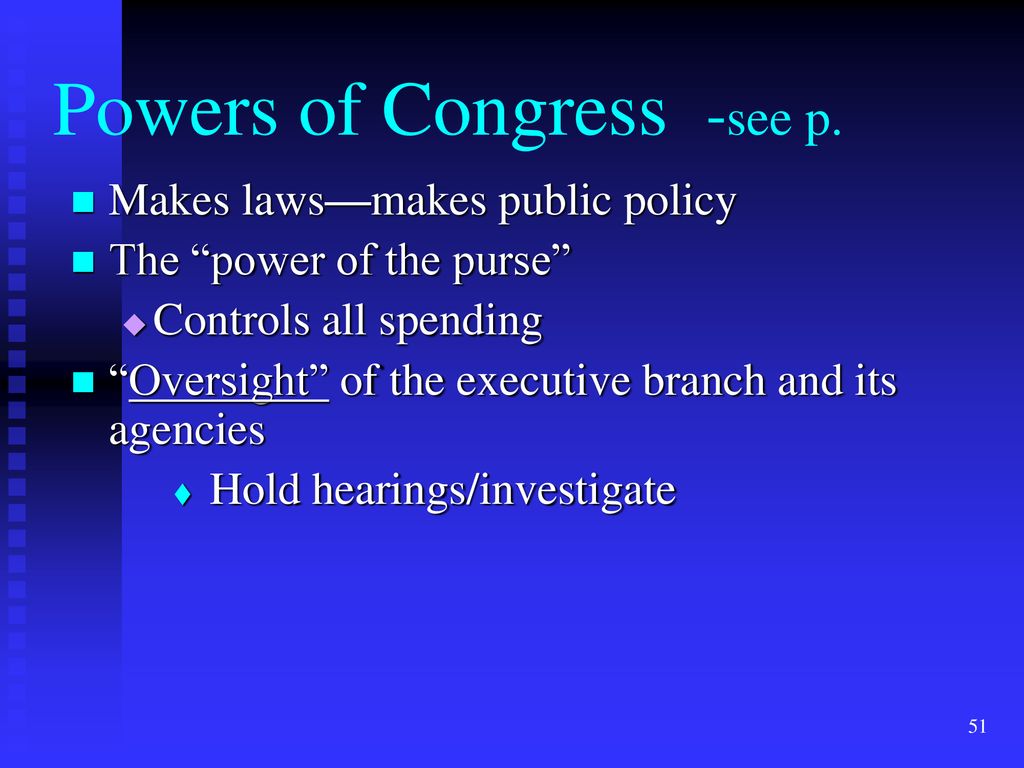 AP U.S. Government Chapter 11 - Congress Winter ppt download