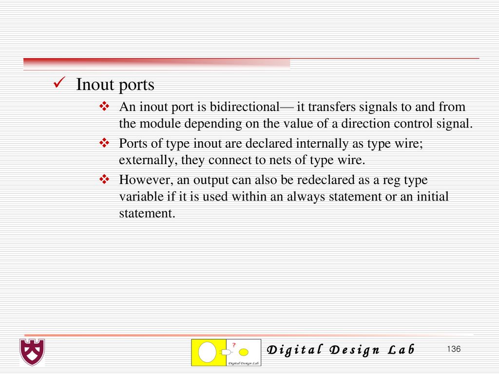 Chapter 4 Combinational Logic Design Using Verilog Hdl Ppt Download