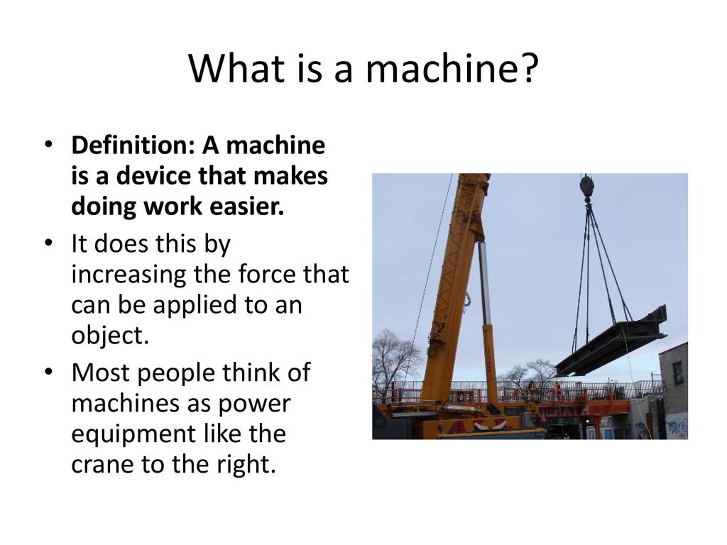 Machine definition