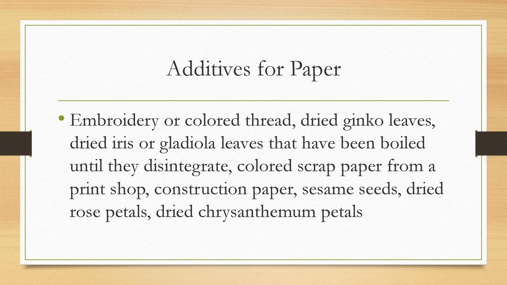 Paper Making. - ppt download