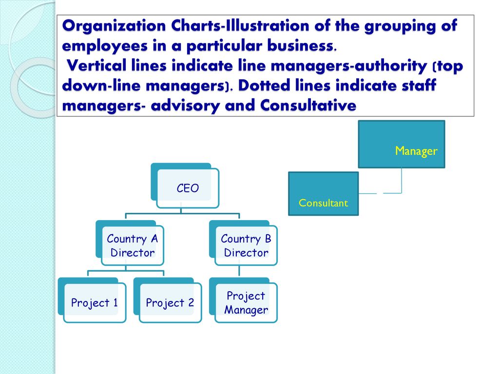 Organizational Chart Dotted Line Indicates