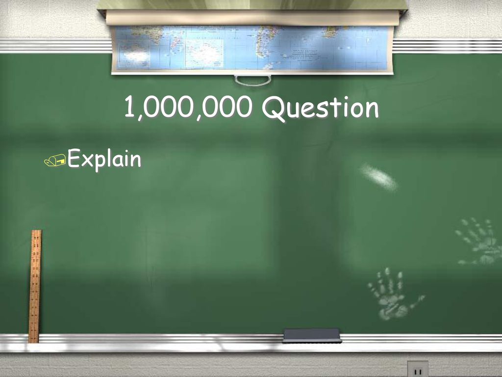 1,000,000 Question Explain