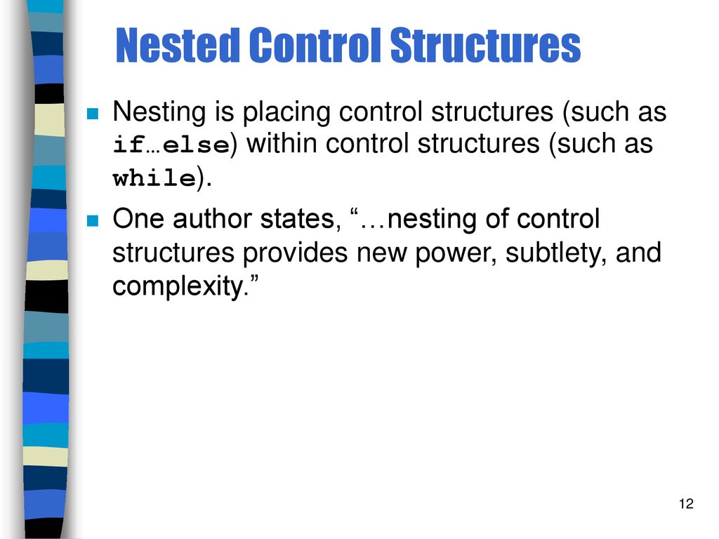 CiS 260: App Dev I Chapter 4: Control Structures II. - Ppt Download