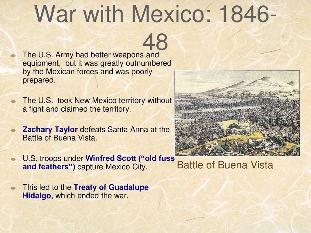 War with Mexico: Battle of Buena Vista