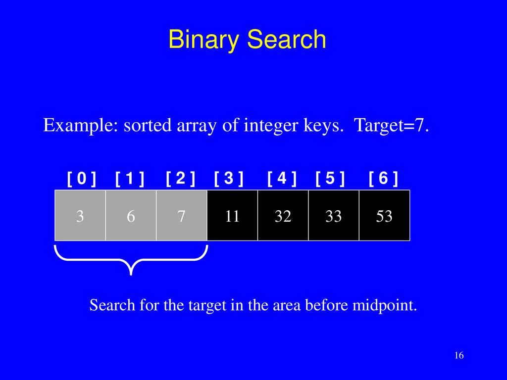 midpoint assignment target search