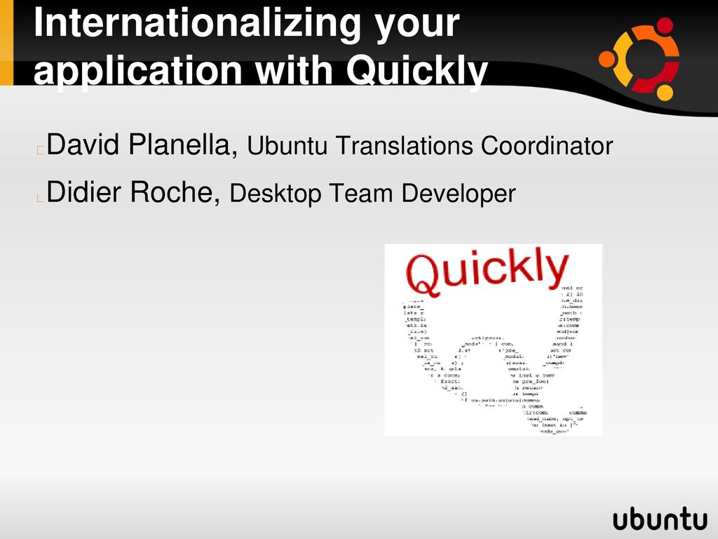 Internationalizing your application with quickly ppt download