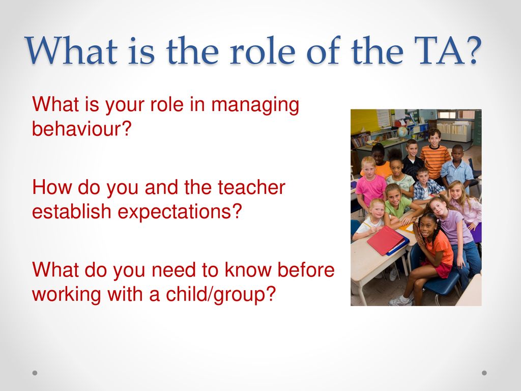 Motivation and the role of the TA in managing behaviour - ppt download