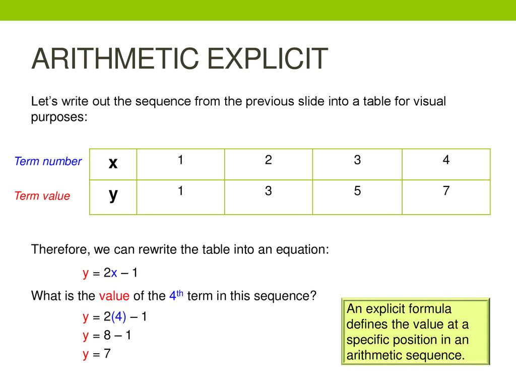 Arithmetic & Geometric Sequences - ppt download Pertaining To Arithmetic Sequence Worksheet Answers