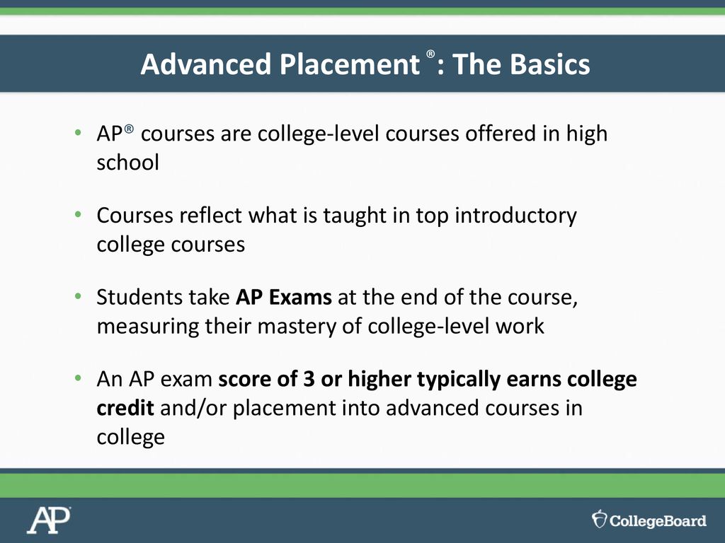 An Introduction to the Advanced Placement Program® - ppt download