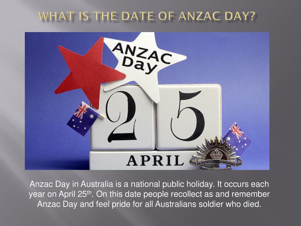 Anzac Day 25th April. ppt download
