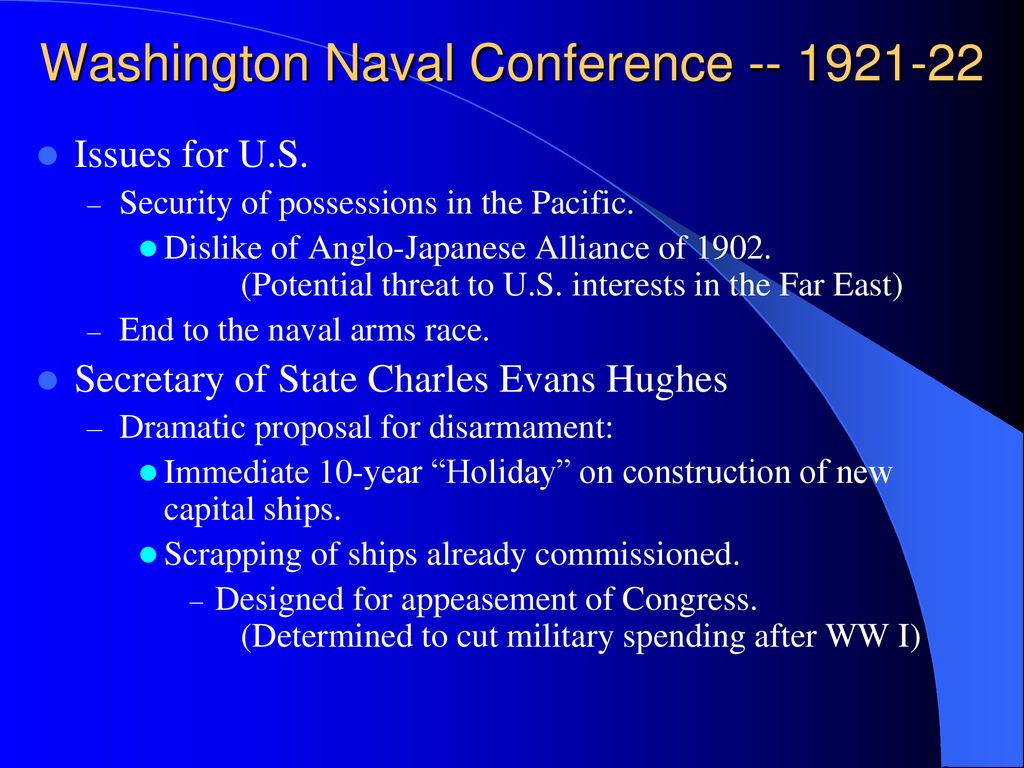 Washington Conference Of 1921