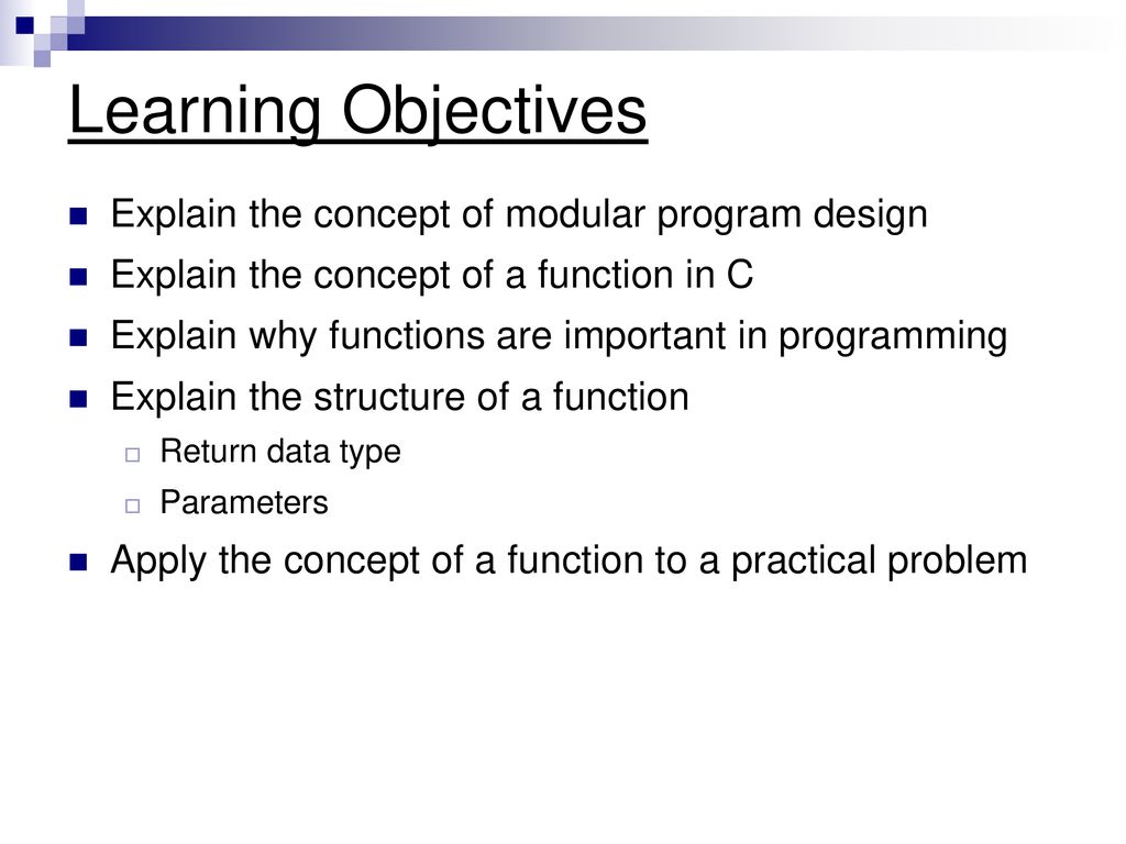 Lecture 7 modular programming functions ppt download
