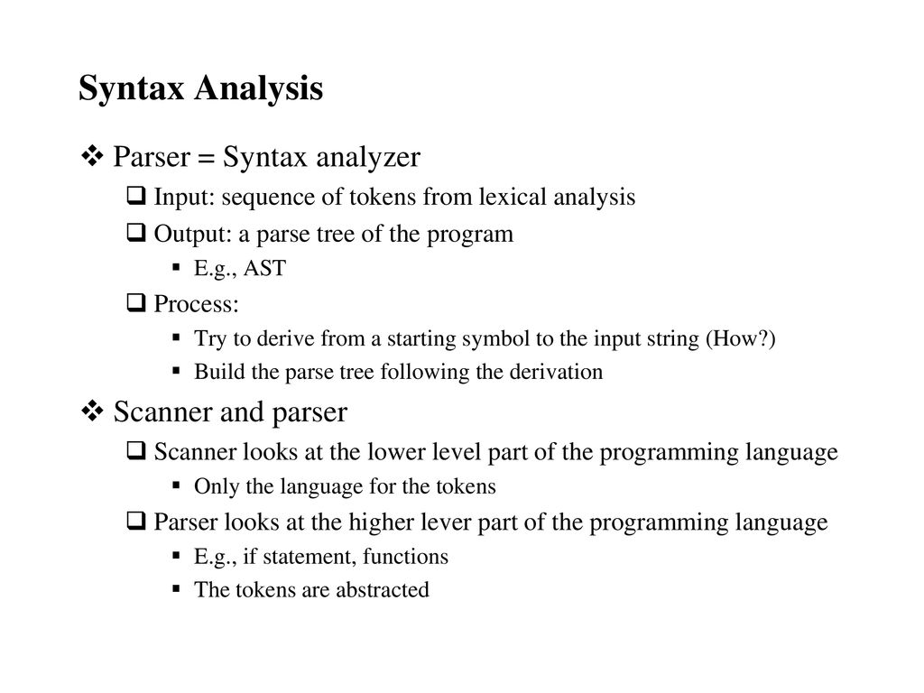 Top-Down Parsing. - Ppt Download